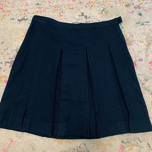 Lands End Womens Navy Uniform Skirt Size 0